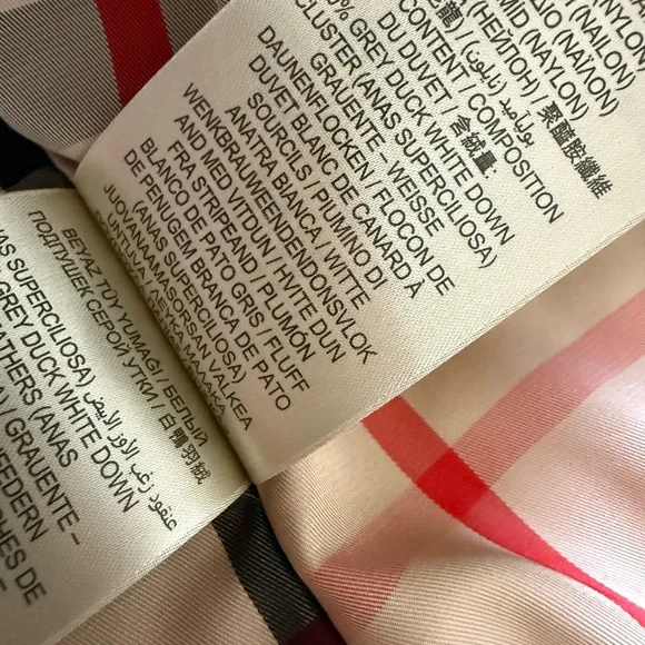 Burberry Brit quilted down puffer coat army green dark olive size Small - Picture 12 of 16